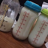 追奶成功后，天天挤奶，冰箱都放不下了。听说最多冷冻三个月，时间长了就不能要了，现在都是挤来倒，感...
