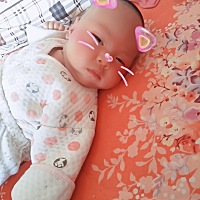宝贝一个多月了