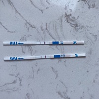 第一次用测排卵试纸，这是排没排？好着急