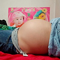 肚型看男女准不准？ 这是圆的还是尖的？感觉是男孩