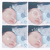 明天出月子啦！宝宝长胖胖了