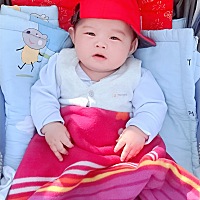 春暖花又开 儿子出门了