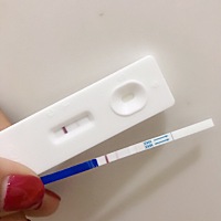 前天测淡淡的，今天还是淡淡的