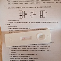 大家帮我看看，这是什么情况。4末次大姨妈4月10号来的，今天刚好到日子，测出这个结果