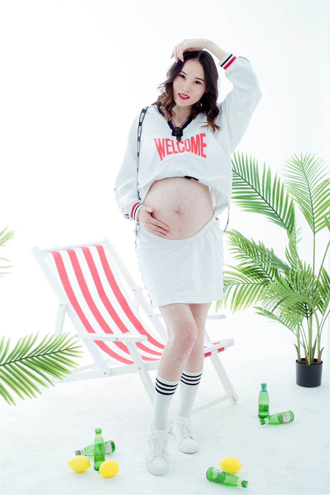 图为八个月 身高175cm 孕前体重47.5kg