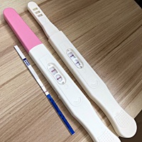 5.10号早测了一下，下午去医院检查，医生让做了b超和血液孕酮检查，b超没看到胎囊，血液结果5.12号出来...