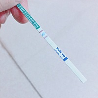 图1是昨晚22点测的    图2是早上6点半测的     请问是有还是没？