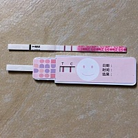 经期第十三天，今天吃了一片感冒药，金秀儿的排卵试纸这样，是药的影响吗？