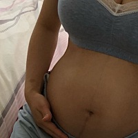 有没有孕24+2的同款肚子的.昨天朋友说看形状像女宝宝嘿嘿