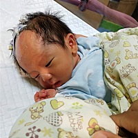 宝宝乖乖的，妈妈过两天来接你