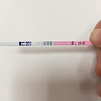 图一是昨天13号测的，图二是今天14号测的。应该今天才算强阳吧，16号才能安排不知道有没希望🤔🤔