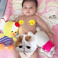 宝贝87天，才十二斤，正常么。。