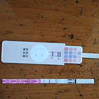 由于内膜厚想要孩子，买了金秀儿家半定量一直在测，希望有一天可以给我惊喜！祝我好孕