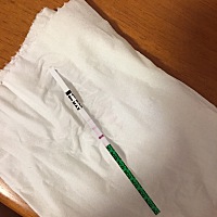 还有2天到月经期，今天早上测完这个情况，请问这是中没中呀