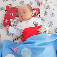 出生38天，暖暖的身高长了8厘米。😂