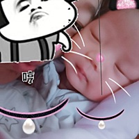 我喜欢看你，睡觉的样子，吃奶的样子，哭的样子，笑的样子，所有的样子…