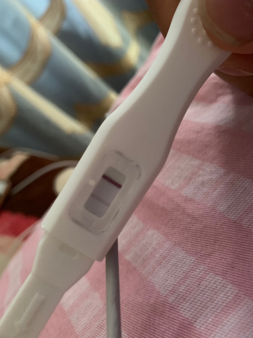 上次23号来月经 这个是20号测的