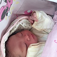 来还愿了，一直希望是女宝宝，生了果然如我所愿，39周生的，顺产7.2斤，宝宝和宝爸同一天生日，这大...