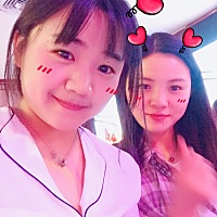 白衣服是我，大家猜猜我多大了，猜对有奖。