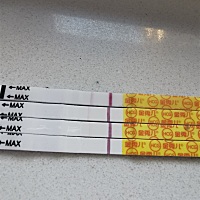 末次4.18，经期36天，还有两天姨妈期，连续测了四天了，应该不是炸胡吧？