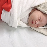 39十1卸货 乔治小猪一枚超快顺产，过程很痛苦。 看B超单不准。心跳不准