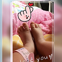 卸货了，乔治一枚，七斤六两，差点你老娘我就坚持不住了啊，可看到你一切都值了