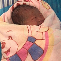 哈哈40 3     顺产有侧切       5月23         3点50出生   一个小乔治       5斤6两