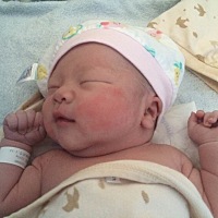 5.21日收获一位小公主！重6.47斤，身高49cm