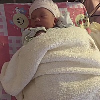 5月22日19：23，我家猪宝报到咯～帅气的小哥哥呢，爱你哟❤