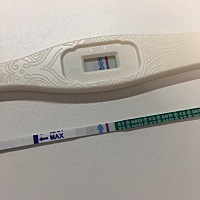 今早六点十五饿得起床了，测了一下，比昨天容易看多了，这次是真的有淡淡的信，不是幻觉不是意念了。希...