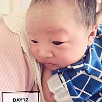 此时此刻已经累瘫，腰疼还要吸奶，宝贝儿，你若安好便是晴天！不要再呛奶了，你的爸比太紧张了，弄的我...