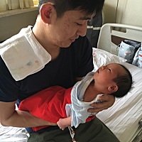 2019年5月21日，剖腹产男宝一枚，5.98斤，女翻男，老公有点小失望。说说孕期反应，整个孕期无孕吐，食欲...