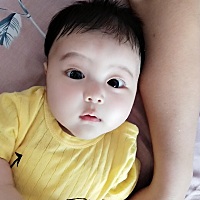 我宝宝86天啦 感谢生命中你得出现，爱笑的小糯米❤️