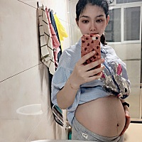 30周➕3了，肚子终于长了点，暂时还没有水肿🤪
