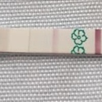 今早上测的，还有希望吗，昨天早上测早孕用手电筒照着有一点点红印 今天是来月经的日子 早上内裤上有褐...