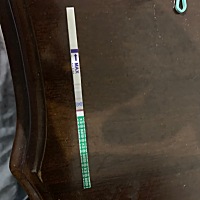 各位亲帮我看看我是怀孕了吗？有条淡淡的粉色！我是6月1号来月经！今天没忍住测了一下！可是我这几天有...