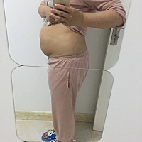 🙁🙁有没有互相监督减肥打卡的 生个娃惨不忍睹