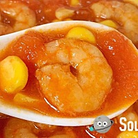 好吃又低脂的减肥餐！茄汁玉米虾仁！ #soul美食攻略# 食材：玉米，番茄，虾仁，生抽，白胡椒粉，葱姜 做...