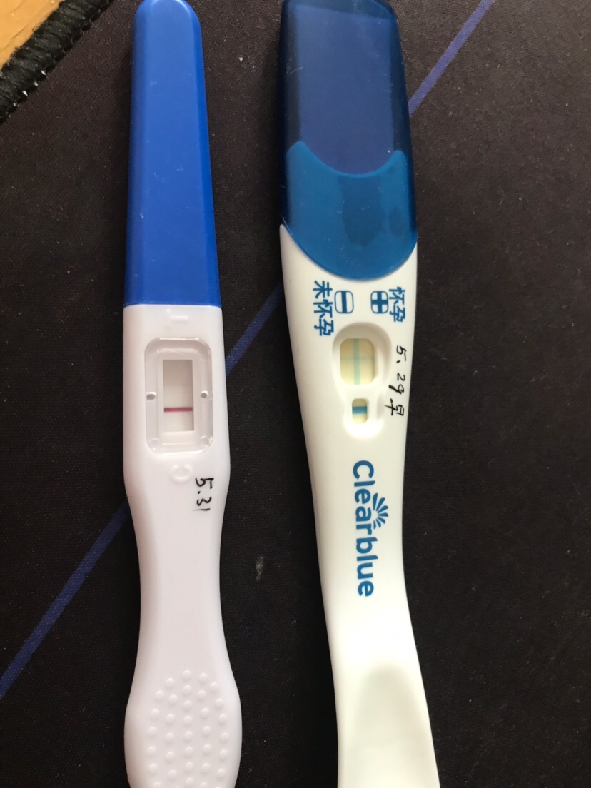 验孕棒测的都很浅，试纸几乎测不出来了……还有希望