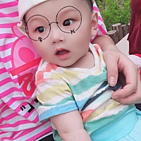 宝宝过的第一个六一儿童节，妈妈爱你哦
