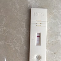 末次5.1月经推迟了第四天，浅浅一道，希望好孕～