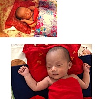 旭旭哥哥和小花妹妹，相隔8年。