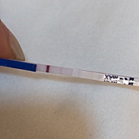 月经推迟9天了，验孕棒测出来越来越浅是怀孕吗？今天测出来就一个水印只有肉眼看得见。 也没有出息的 月...