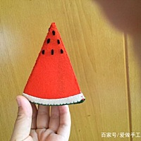 不织布手工制作，西瓜