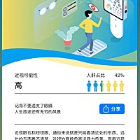 近视！近视！小孩也能近视！      今年1月我和老公生下了一个小猪宝宝，本来是很开心的一件事，但发生了...