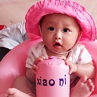 6个月的小美可，么么哒👄