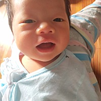 宝宝出生已经二十一天了    顺产