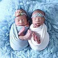 宝宝半个月了 加油鸭