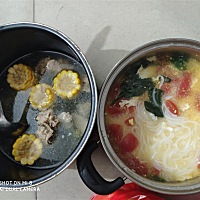 昨晚吃了太多辣条，下午又吹风扇。导致下午感冒晚饭也没吃。你步行赶公交买香蕉和酸奶给我吃。我从下午...