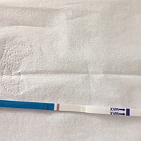 亲们，末次月经5.21，排卵6.2左右，你们测了吗？早上测了一下，你们看有印吗